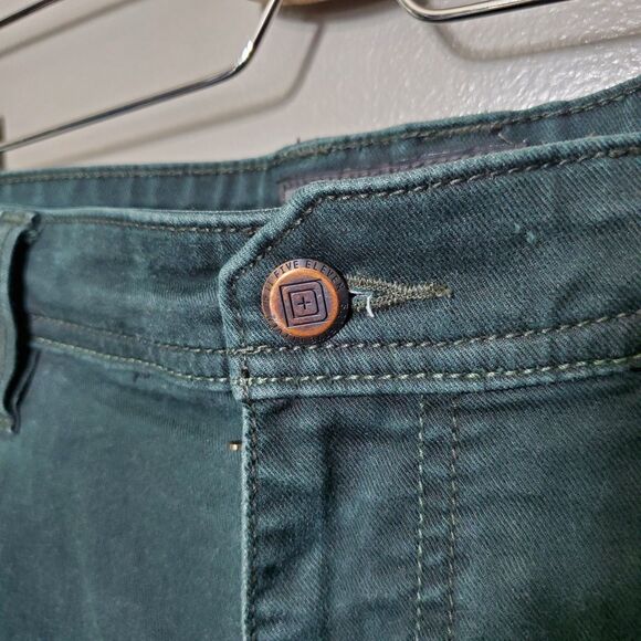 5.11 Tactical Green Pants Mens Size 38 X 34 Straight Leg Pockets Stretch - Picture 4 of 12